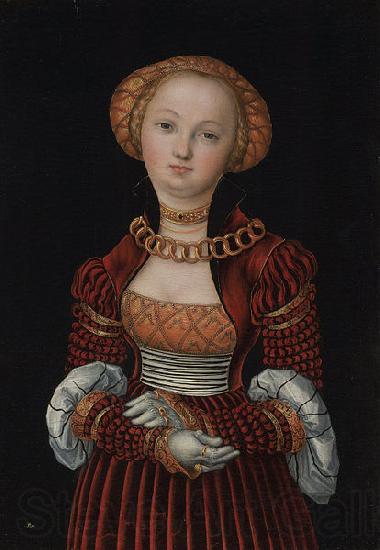 Lucas Cranach Portrait of a Woman Norge oil painting art
